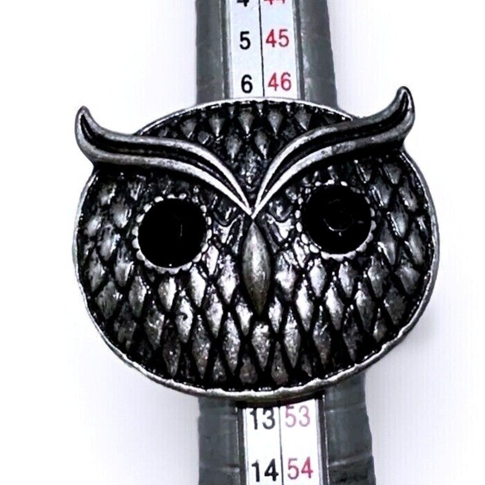 Vintage‎ Owl Hoot Owl Bird Cocktail Stretch Ring ONE SIZE Preowned